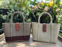 Load image into Gallery viewer, NEW Mini Crema Tote / Magnetic Leather Snap Closure
