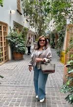 Load image into Gallery viewer, Mini Fully Lined Tote Bag/ Champagne Burgundy
