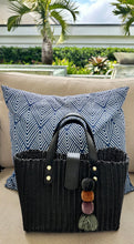 Load image into Gallery viewer, New Mini All Black Bag - Black leather handles and closure
