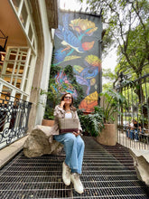 Load image into Gallery viewer, Mini Fully Lined Tote Bag/ Champagne Burgundy
