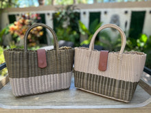 Load image into Gallery viewer, NEW Mini Crema Copper  Bag/ Magnetic Leather Snap Closure
