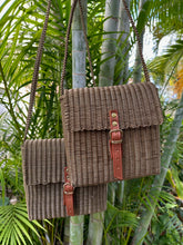 Load image into Gallery viewer, Medium Black Crossbody With  Real Leather Black Strap
