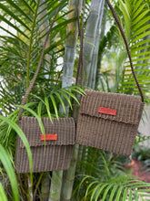 Load image into Gallery viewer, Medium Shiny Copper Crossbody With Magnetic Snap Closure
