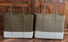 Load image into Gallery viewer, Back in stock!! Large Copper-White Base Beach Bag.
