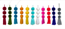 Load image into Gallery viewer, POM POM BAG ORNAMENT
